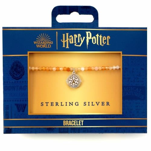 HARRY POTTER - Time Turner - Sterling Silver Charm & Pearls Bracelet Carat