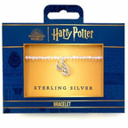 HARRY POTTER - Golden Snitch - Sterling Silver Charm & Pearls Bracelet Carat