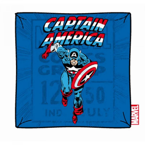MARVEL - Cushion Cover Captain America Running ( 40 x 40 ) Cotton Division