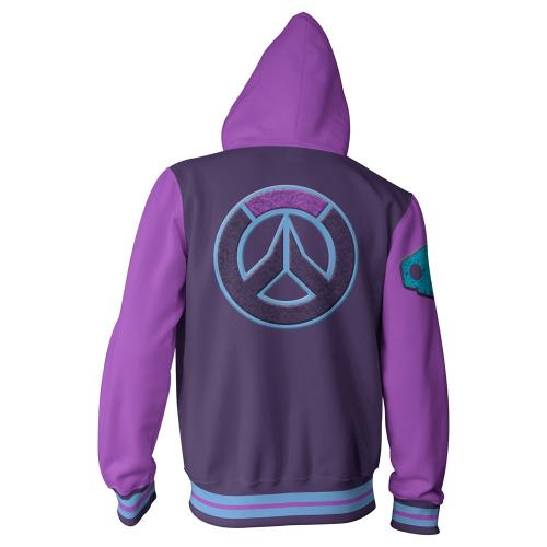 OVERWATCH - Varsity SOMBRA Zip-up Hoodies (M) Runns