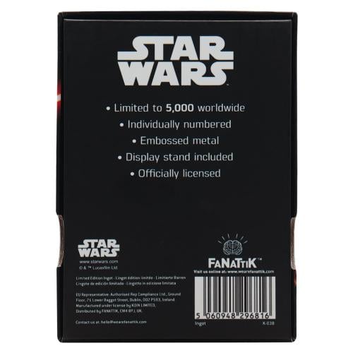 STAR WARS 5 - Luke & Darth Vader - Limited Edition Ingot Fanattik