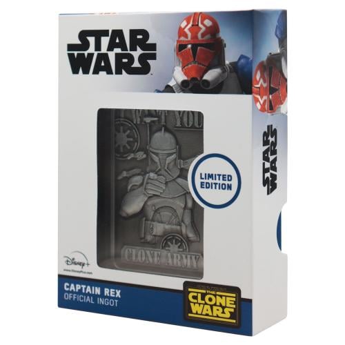 STAR WARS THE CLONE WARS - Captain Rex - Limited Edition Ingot Fanattik