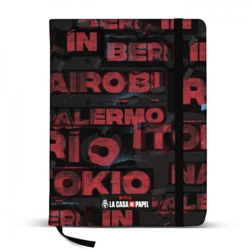 LA CASA DE PAPEL - Cities - Anteckningsblock A5 Karactermania