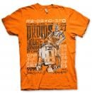 STAR WARS 7 - T-Shirt Droids Night - Orange (S) Runns