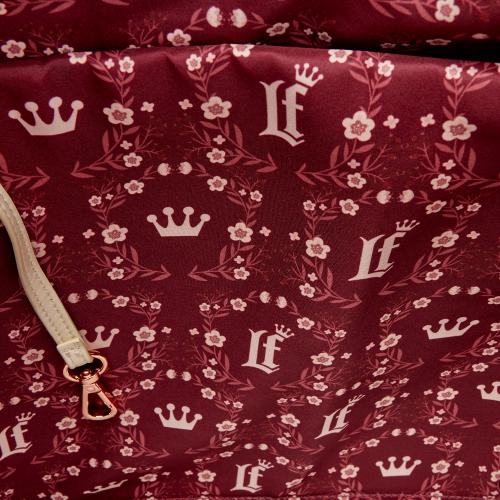 CREAM & RED - Floral - Convertible Tote Bag Loungefly Loungefly