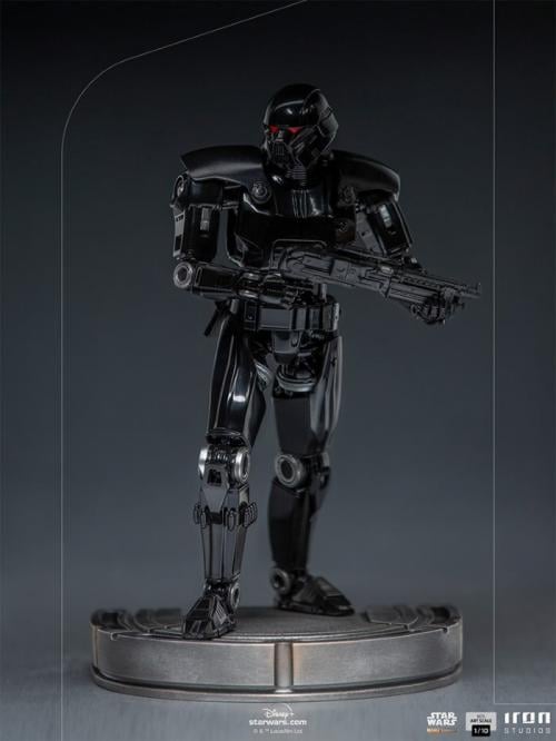 STAR WARS - Dark Trooper (Mandalorian) - Figur BDS Art Scale 24cm Iron Studios