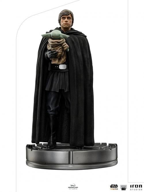 STAR WARS - Luke Skywalker och Grogu - Figur ArtScale 1/10 21cm Iron Studios