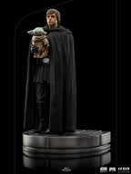 STAR WARS - Luke Skywalker och Grogu - Figur ArtScale 1/10 21cm Iron Studios