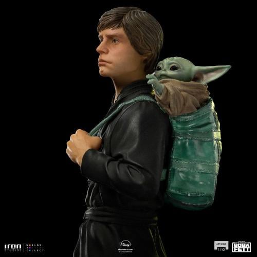 BOOK OF BOBA FETT - Luke & Grogu - Figur 1/10 Art Scale 20cm Iron Studios