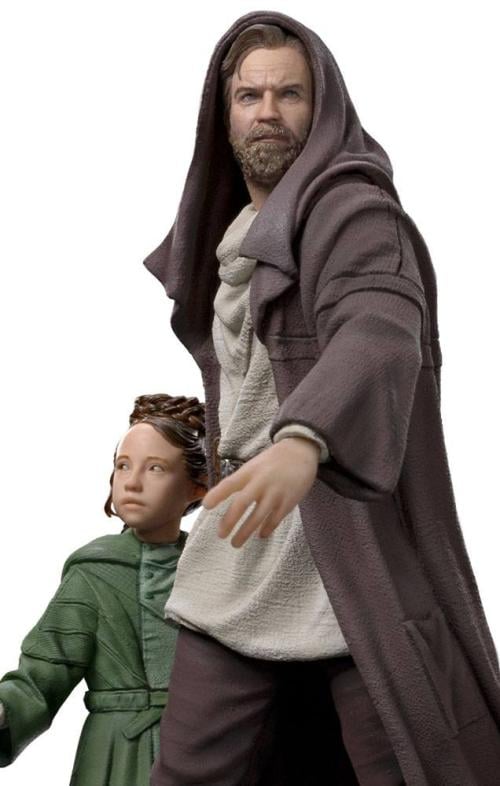 OBI-WAN KENOBI - Obi-Wan och Ung Leia - Figur del Art Scale 1/10 20cm Iron Studios