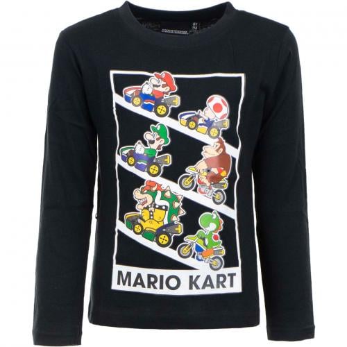 SUPER MARIO - Mario Kart - Barn långärmad T-shirt - 3 år Runns