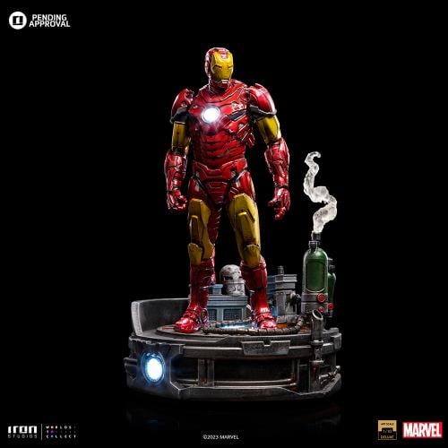 MARVEL - Iron Man Unleashed - Figur Art Scale 1/10 23.1cm Iron Studios