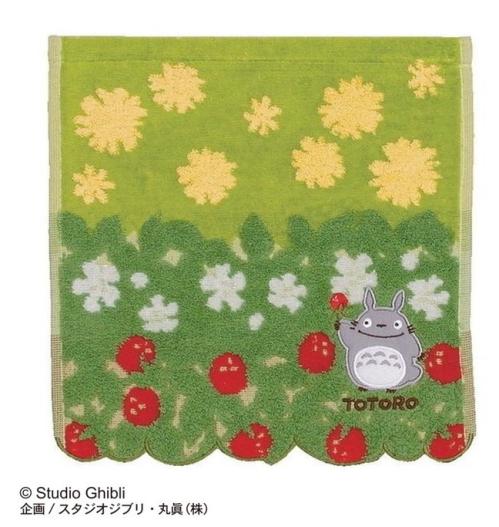MY NEIGHBOR TOTORO - Totoro Flowers & Strawberry - Mini Handduk 25x25cm Benelic