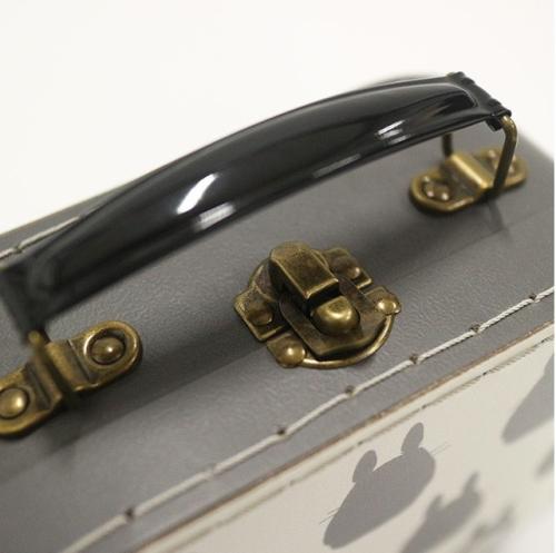 MY NEIGHBOR TOTORO - Grå Totoro - Resväska 12,5x15,6x6,8cm Benelic