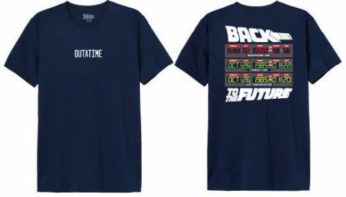 BACK TO THE FUTURE - Outatime - T-Shirt Men (S) Cotton Division