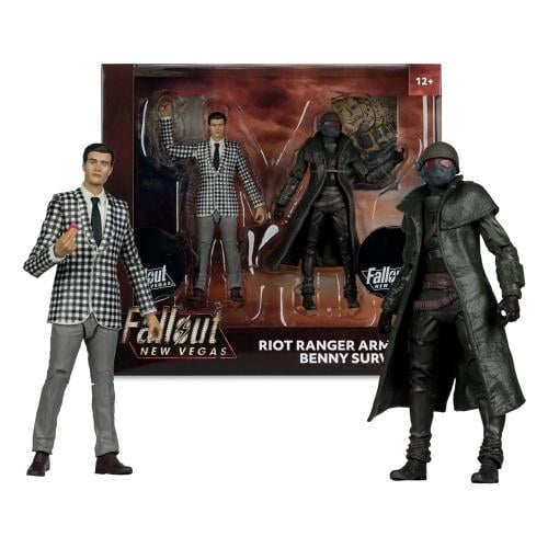 FALLOUT NEW VEGAS - Riot Ranger Armor & Benny - 2-Figurset 18cm Mc Farlane