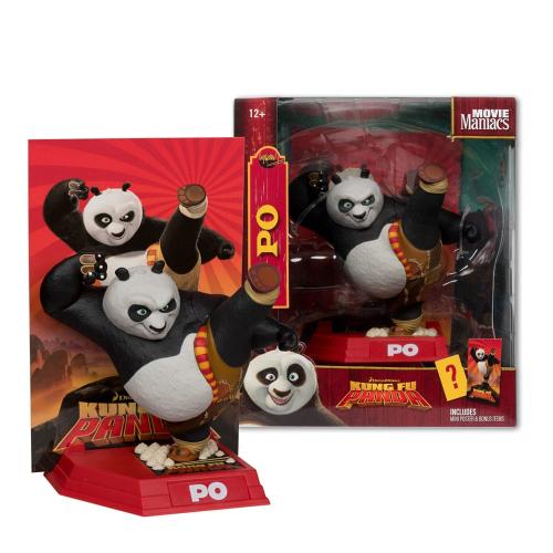 KUNG FU PANDA - Po - Figur Movie Maniacs 17cm Mc Farlane