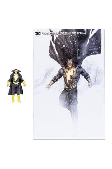 DC - Black Adam - Figur Page Punchers 8cm och Comic Endless Winter (UK) Mc Farlane