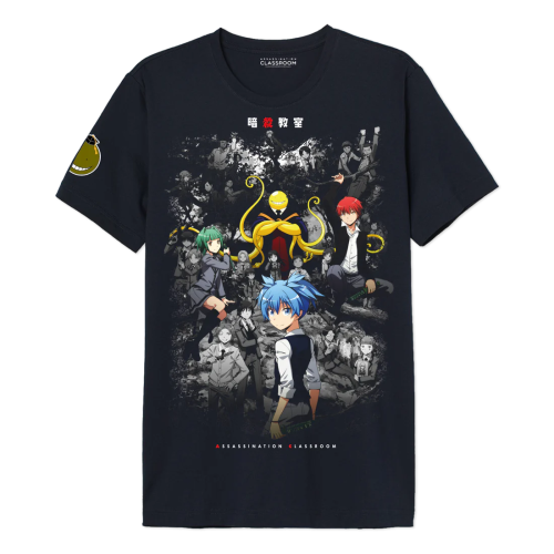 ASSASSINATION CLASSROOM - Säsong 2 - Oversize T-Shirt för Män (XS) Cotton Division