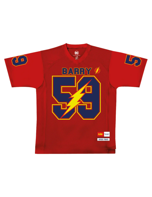 DC - The Flash - T-Shirt Sports US Replica unisex (S) Cotton Division