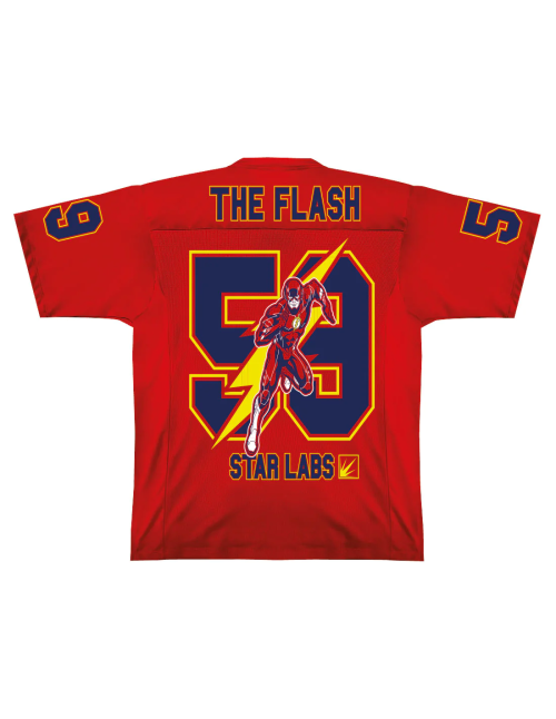 DC - The Flash - T-Shirt Sports US Replica unisex (S) Cotton Division