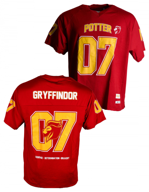 HARRY POTTER - Gryffindor - T-shirt Sport US Replica unisex (M) Cotton Division