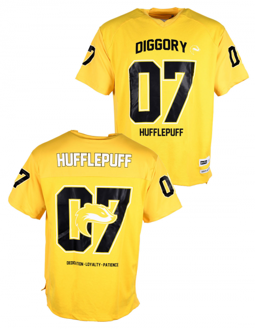 HARRY POTTER - Hufflepuff - T-Shirt Sports US Replica unisex (S) Cotton Division