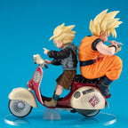 DBZ - Goku & Gohan Motorbike - Figur Desktop Real McCoy diorama 16cm Megahouse