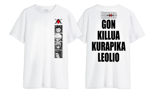 HUNTER X HUNTER - Gon Killua Kurapika Oversize T-Shirt Men (XS) Cotton Division