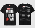 MARVEL - More Than A Fan - T-Shirt Men (S) Cotton Division