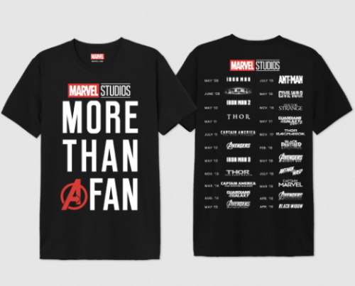 MARVEL - More Than A Fan - T-Shirt Men (S) Cotton Division