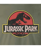 JURASSIC PARK - T-Shirt Vintage Logo - KAKI (S) Cotton Division