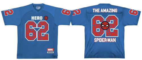 MARVEL - The Amazing Spider-Man - T-Shirt Sports US Replica unisex (XL) Cotton Division