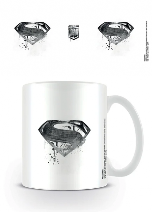 JUSTICE LEAGUE - Mug - 300 ml - Superman Logo Drip Pyramid