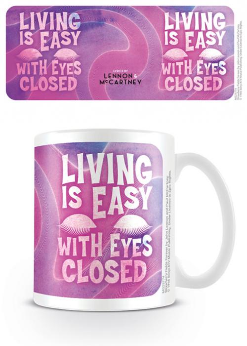 LENNON & MCCARTNEY - Mug - 315 ml - Living Is Easy With Eyes Closed Pyramid