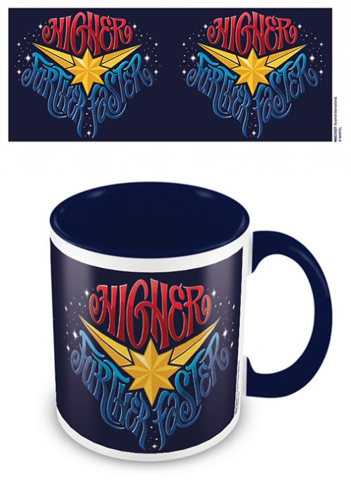 MARVEL - Colored Inner Mug - Captain Marvel - Blå Pyramid