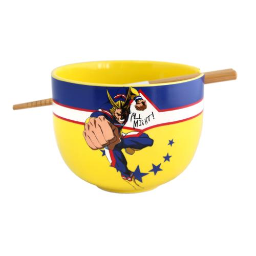 MY HERO ACADEMIA - Ramen Bowl med Chopstick 414ml - All Might Just Funky