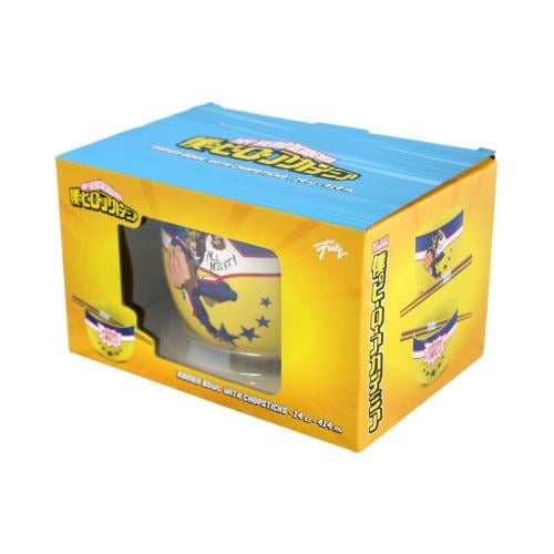 MY HERO ACADEMIA - Ramen Bowl med Chopstick 414ml - All Might Just Funky
