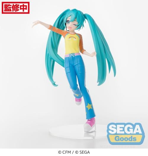 HATSUNE MIKU - Love kostym - Figur Desktop x Dekorera 17cm Sega Goods