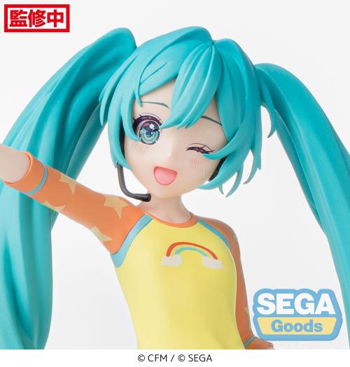HATSUNE MIKU - Love kostym - Figur Desktop x Dekorera 17cm Sega Goods