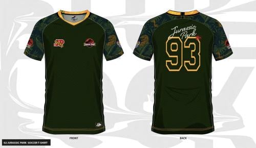 JURASSIC PARK - Jurassic Pak 93 - Fotbollströja Herr (S) Cotton Division