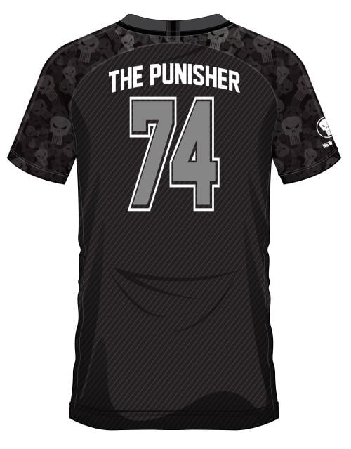 MARVEL - The Punisher 74 - Fotbollströja för Män (S) Cotton Division