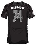 MARVEL - The Punisher 74 - Fotbollströja för Män (S) Cotton Division