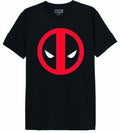 MARVEL - Deadpool Logo Puff - T-Shirt Men (S) Cotton Division