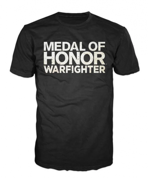 MEDAL OF HONOR WARFIGHTER T-Shirt Black - LOGO (S) Difuzed