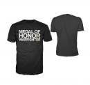 MEDAL OF HONOR WARFIGHTER T-Shirt Black - LOGO (S) Difuzed