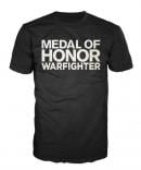 MEDAL OF HONOR WARFIGHTER T-Shirt Black - LOGO (S) Difuzed