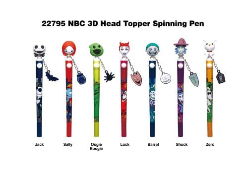 NBX - 3D Head Topper Spinning Pen (Display of 16 pieces) Monogram
