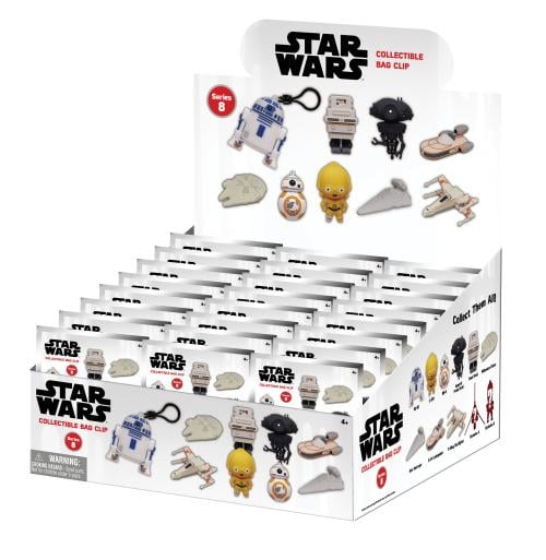 STAR WARS - Kraften av Kraft - 3D Skum Nyckelringsklipp (Display 24 Stk) Monogram