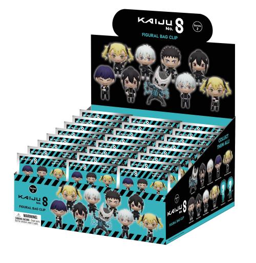 KAIJU NO. 8 - Serie 2 - 3D Skum Nyckelringsklipp (Display 24 Stk) Monogram